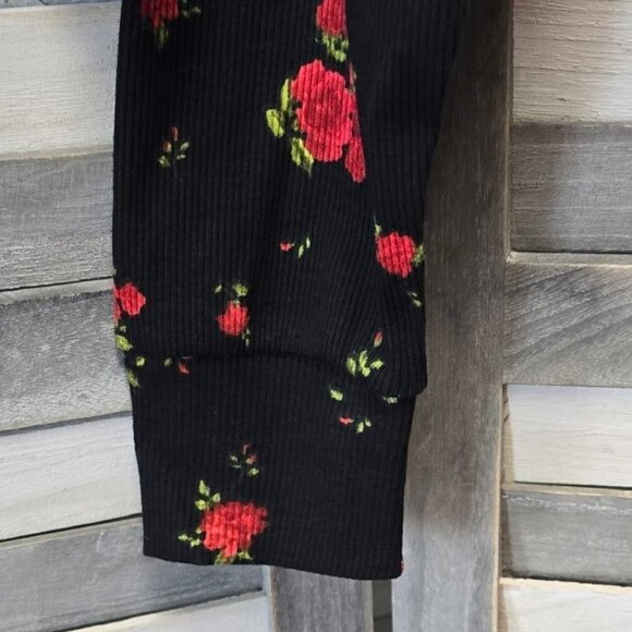 Floral Long Sleeve Cropped Top | Wild Fable | Medium - Picture 3 of 12